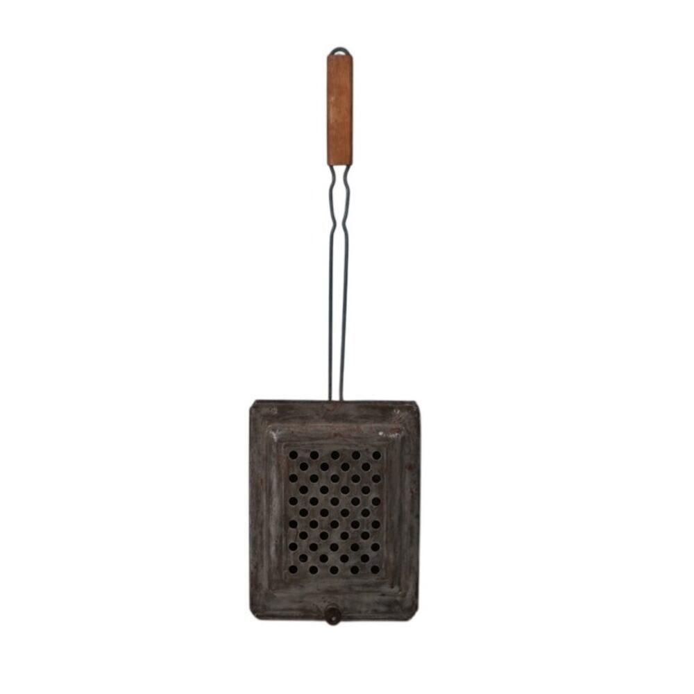 Vintage Fireplace Popcorn Popper.